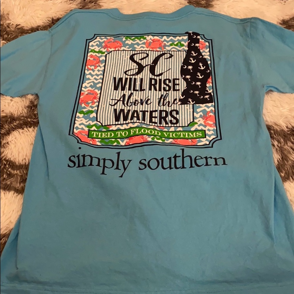 Simply Southern blue South Carolina tee